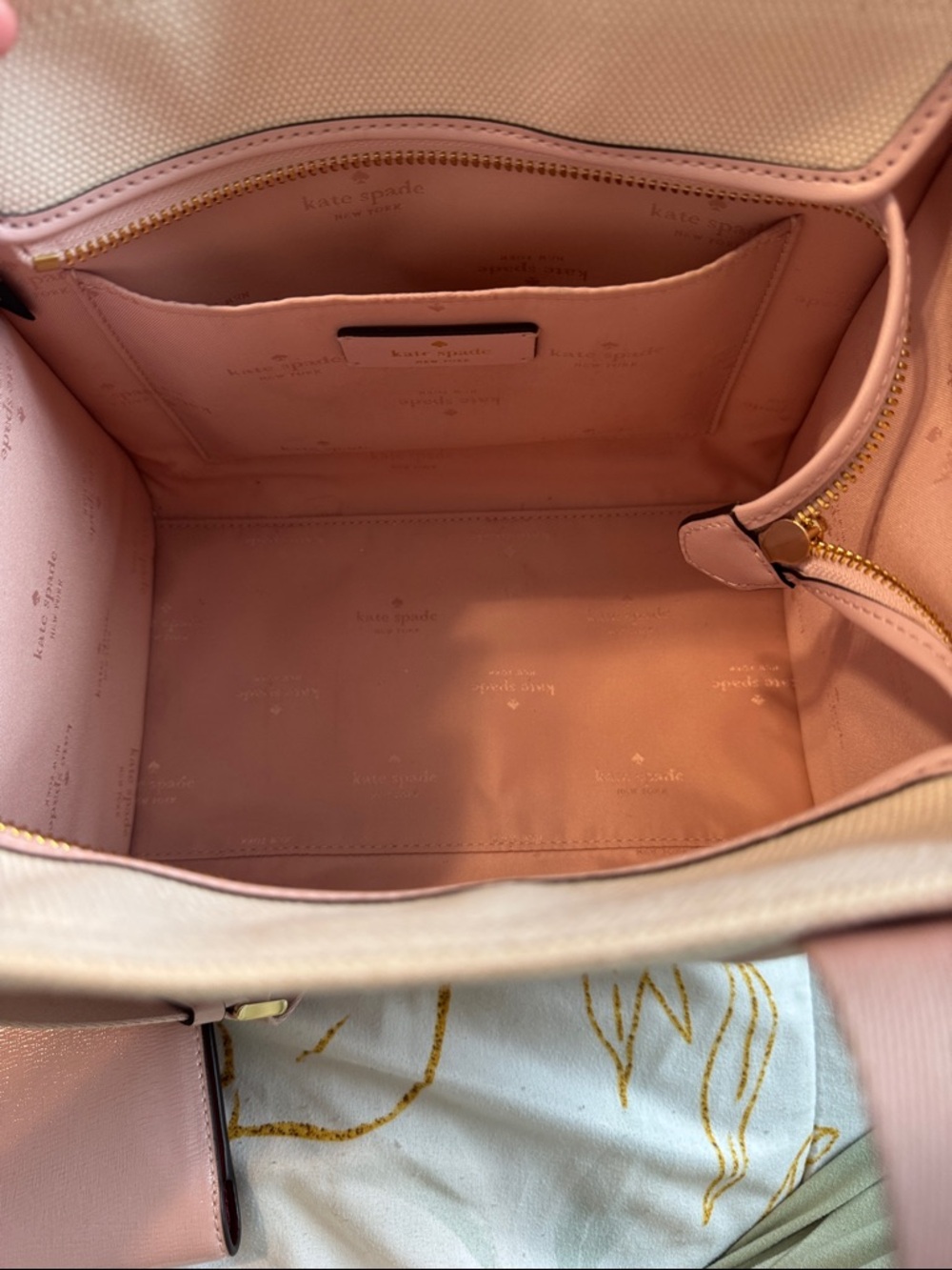 KATE SPADE Canvas Tote Bag & Wallet - Picture 3 of 7